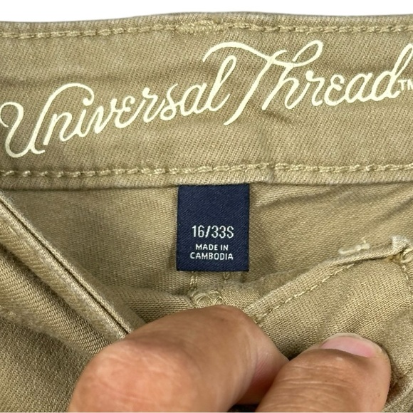 Universal Thread Women’s Slim Leg Mid Rise Skinny Pants Tan Size 16 - Picture 7 of 9